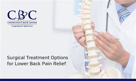 Surgical Treatment Options for Lower Back Pain Relief | CT Back Center