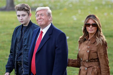 Donald Trump's Relationship With Son Barron Scrutinized After POTUS Odd ...