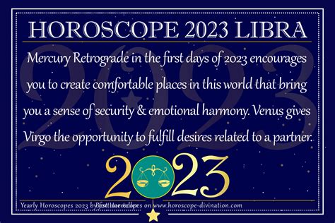 Horoscope 2023 Libra - Yearly Forecast & Future