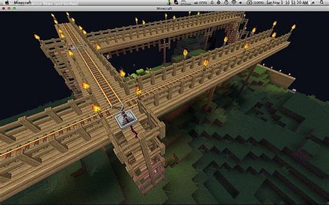 Redstone Rail System/Minecart Station/Train Minecraft Map