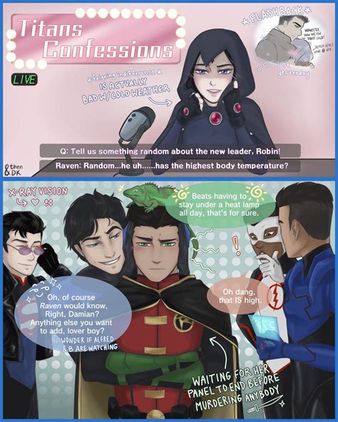 Why (Not) ? — Merry Christmas!! - DamiRae Comic Teen Titans Love, Teen Titans Fanart, Superhero ...