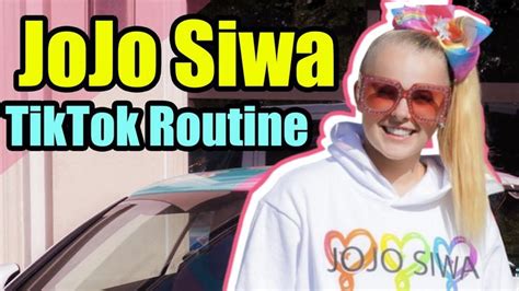 JOJO SIWA TIKTOK ROUTINE OF MAY 2020 | Jojo siwa instagram, Jojo siwa, Jojo