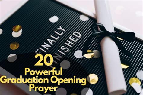 20 Powerful Graduation Opening Prayer – Bible Verses of the day