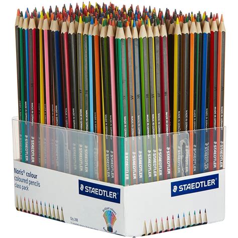 STAEDTLER 185 NORIS COLOUR Coloured Pencils Assorted Class Pack of 288 ...