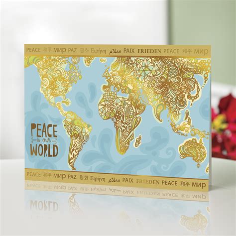 UNICEF Market | Peace-Themed UNICEF Holiday Cards (set of 12) - Peace ...