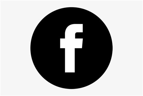 Facebook Icon Black And White Png