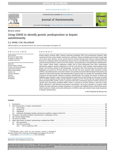 (PDF) Journal of Autoimmunity