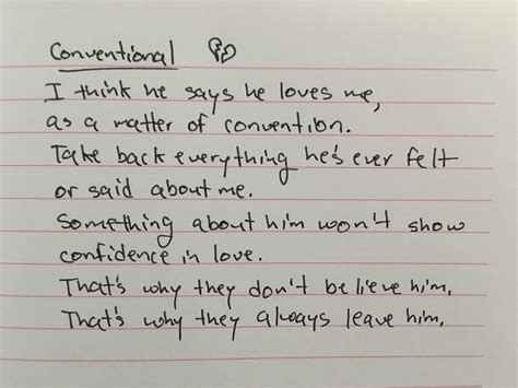 Conventional | Heartbreak poems, Heartbreak, Poems