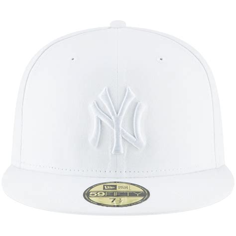 New Era New York Yankees Primary Logo White 59Fifty Fitted Hat