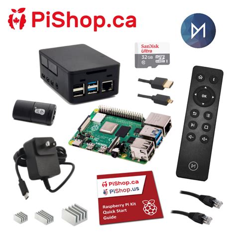 Raspberry Pi 4B - Media Center Kit - PiShop.ca