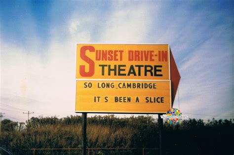 After the last ever showing at the Sunset Drive-In theatre in Cambridge ...