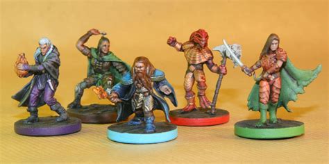 Ravenloft Heroes painted. | Dungeons and dragons, Spelborden, Miniature