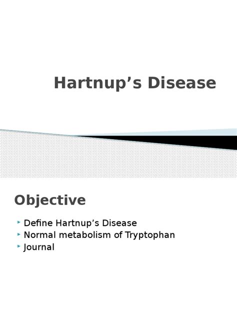 Hartnup’s Disease.pptx | Medical Specialties | Diseases And Disorders