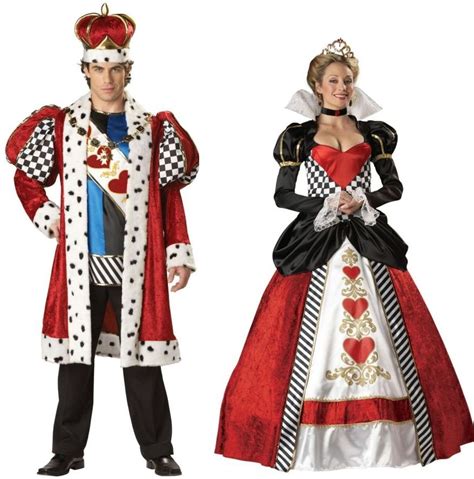 king and queen of hearts halloween costumes | ... King and Queen of Hearts Adult Costume Royalty ...