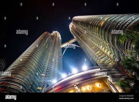 Malaysia City Skyline at Night Stock Photo - Alamy