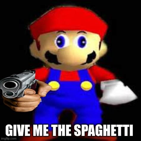 Image tagged in super mario 64,gun,give me the child - Imgflip