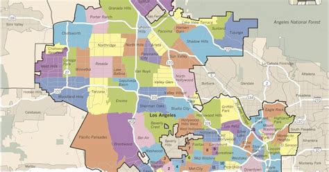 Los Angeles Districts Map