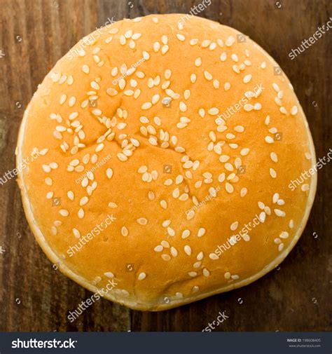 Burger Bun On White Background Isolated Stock Photo 198608405 ...