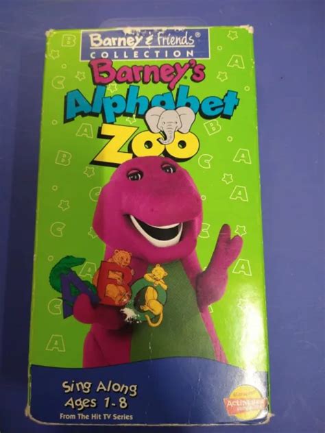 BARNEY - BARNEYS Alphabet Zoo (VHS, 1994) $6.82 - PicClick CA