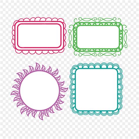 Lace Border Vector Art PNG, Svg Small Fresh And Simple Lace Shape Border, Svg, Small Fresh ...