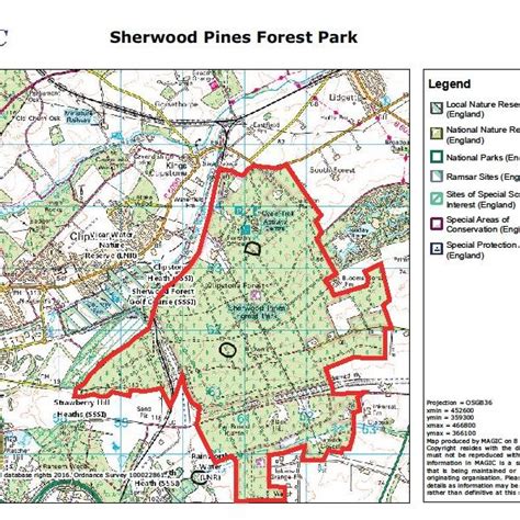 Sherwood Pines Forest Park Study Site. | Download Scientific Diagram