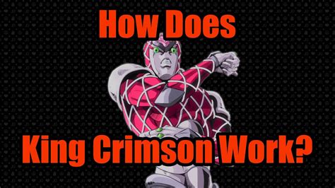 How Does King Crimson Work? - YouTube