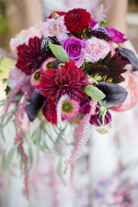 Beautiful Dahlia Wedding Bouquets | Always Andri Weddings