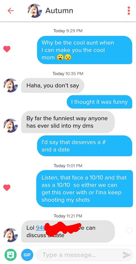 "I'm the cool Aunt" : r/Tinder