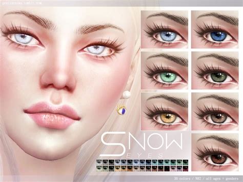 Pralinesims' Snow Eyes N82 | Sims 4, Sims, Sims 4 cc eyes