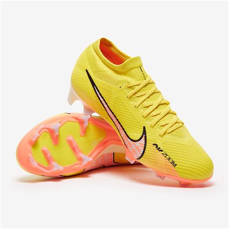 Nike Air Zoom Mercurial Vapor XV Pro FG - Yellow Strike/Sunset Glow ...