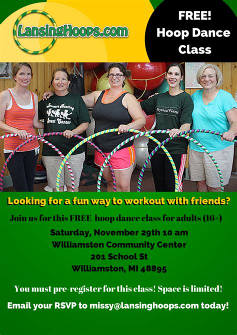 Free Hula Hoop Dance Class - Open to the Public!