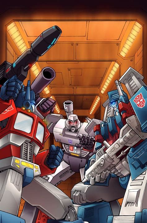 Optimus, Ultra Magnus and Megatron. | Transformers artwork ...