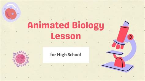 Animated Biology Lesson for High School Yellow Illustrative Education ...