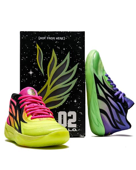 Puma Lamelo Ball MB.02 Rick & Morty 377411-02 Basketball Shoes | eBay