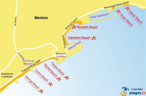 Beaches in Menton France (06) - Seaside resort of Menton - Reviews ...