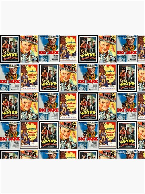 "John Wayne Classic Movies Collage" Throw Blanket for Sale by ...