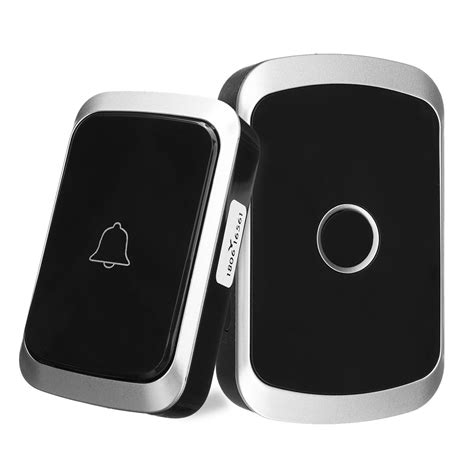 360M Receiving Distance Wireless Doorbell Battery Operated Door Bell with 1Transmitter+1in ...