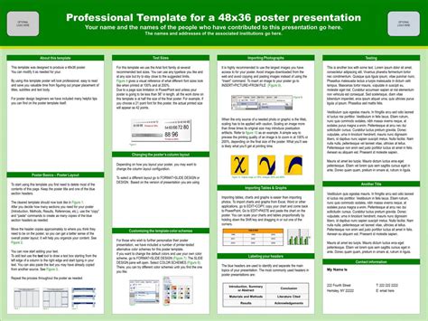 Powerpoint Poster Template 48x36