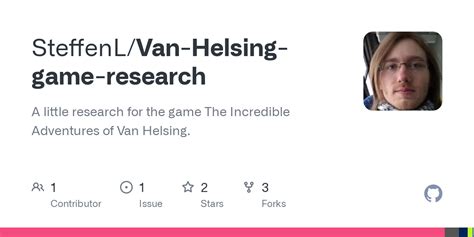 GitHub - SteffenL/Van-Helsing-game-research: A little research for the game The Incredible ...