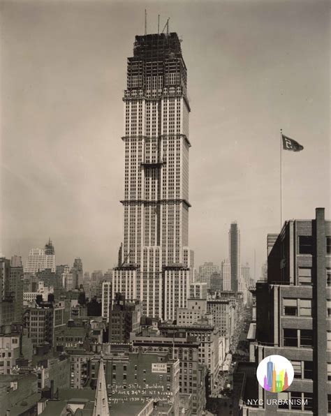 Empire State Building Construction 1930 — NYC URBANISM