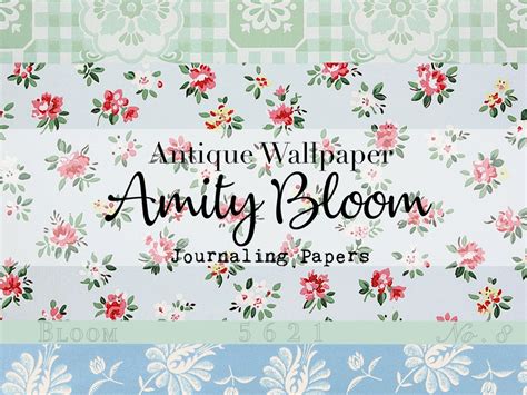 Floral Cottage Wallpaper - Etsy