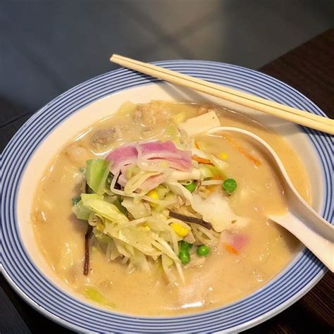 Wanted a low carb meal so I got this Nagasaki Champon ramen : no noodles extra meat and veggies ...