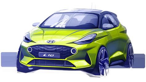 New Hyundai i10 – sketch of next-gen city car released New Hyundai i10 ...