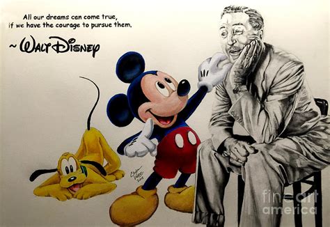 Disney- Dreams Come True Drawing by Chris Volpe