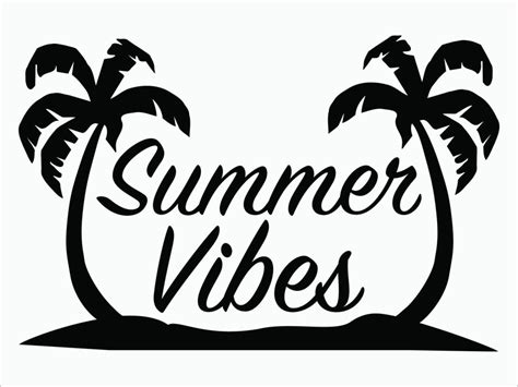 Summer Vibes / SVG / Png 300ppi / EPS / DXF / Cricut file / | Etsy