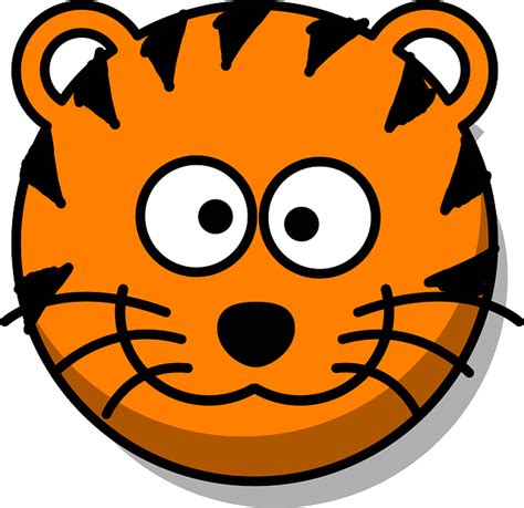 Download Tiger, Head, Grin. Royalty-Free Vector Graphic - Pixabay