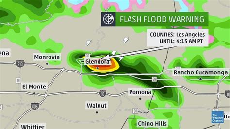 Quick Thunderstorm in Southern California Prompts Mudflow In Glendora | The Weather Channel