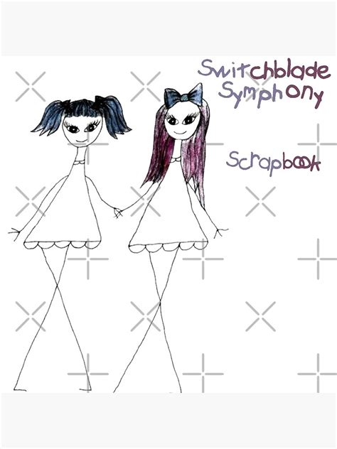 "Switchblade Symphony scrapbook" Poster by nombebah | Redbubble