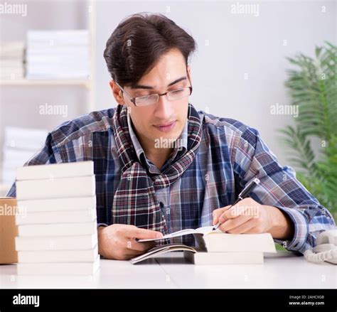 The writer presenting his books to public Stock Photo - Alamy