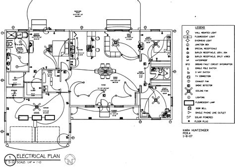 Sample Residential Electrical Plan